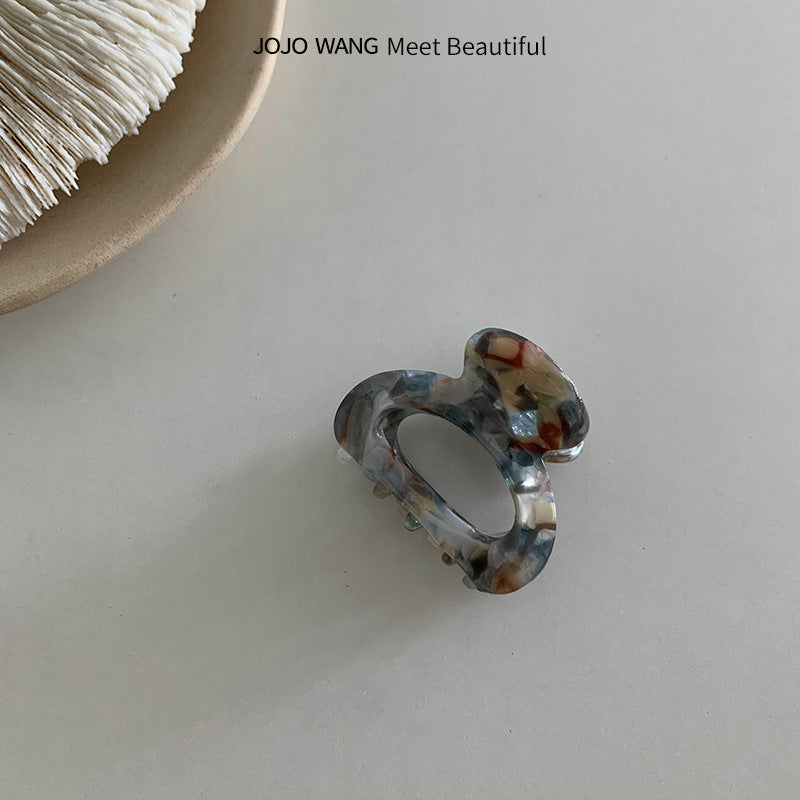 French acetic acid hairpin retro hollow tortoiseshell hair claw