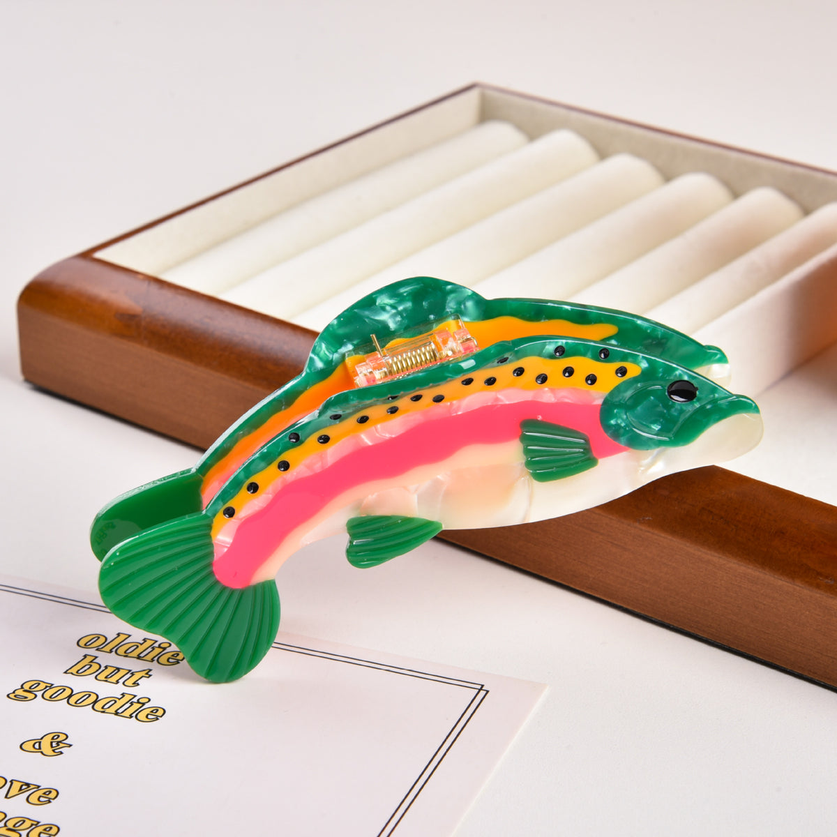 Mickey Christmas Fish Hair Claw