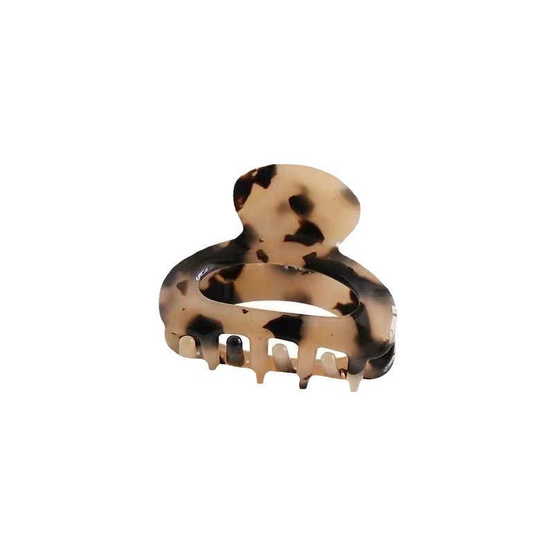 French acetic acid hairpin retro hollow tortoiseshell hair claw