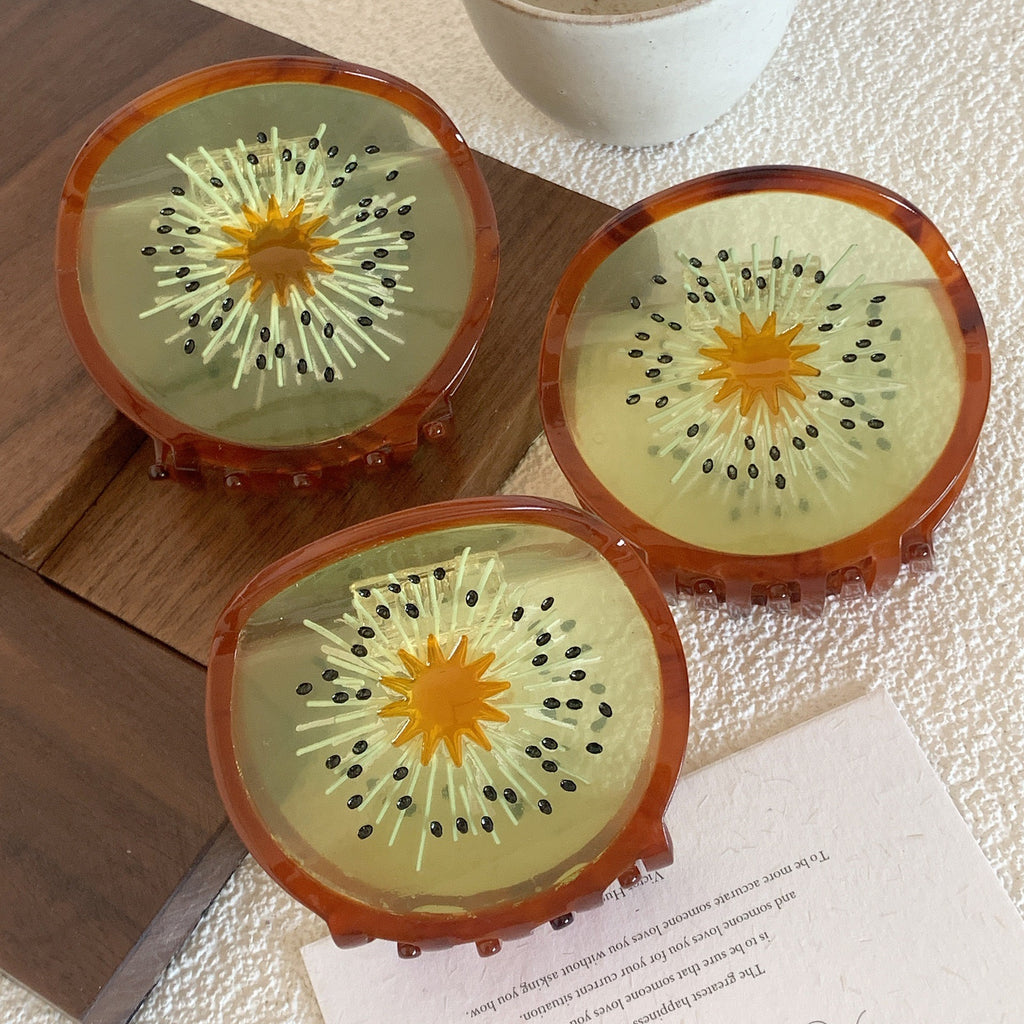 Fruit Kiwi Hair Claw