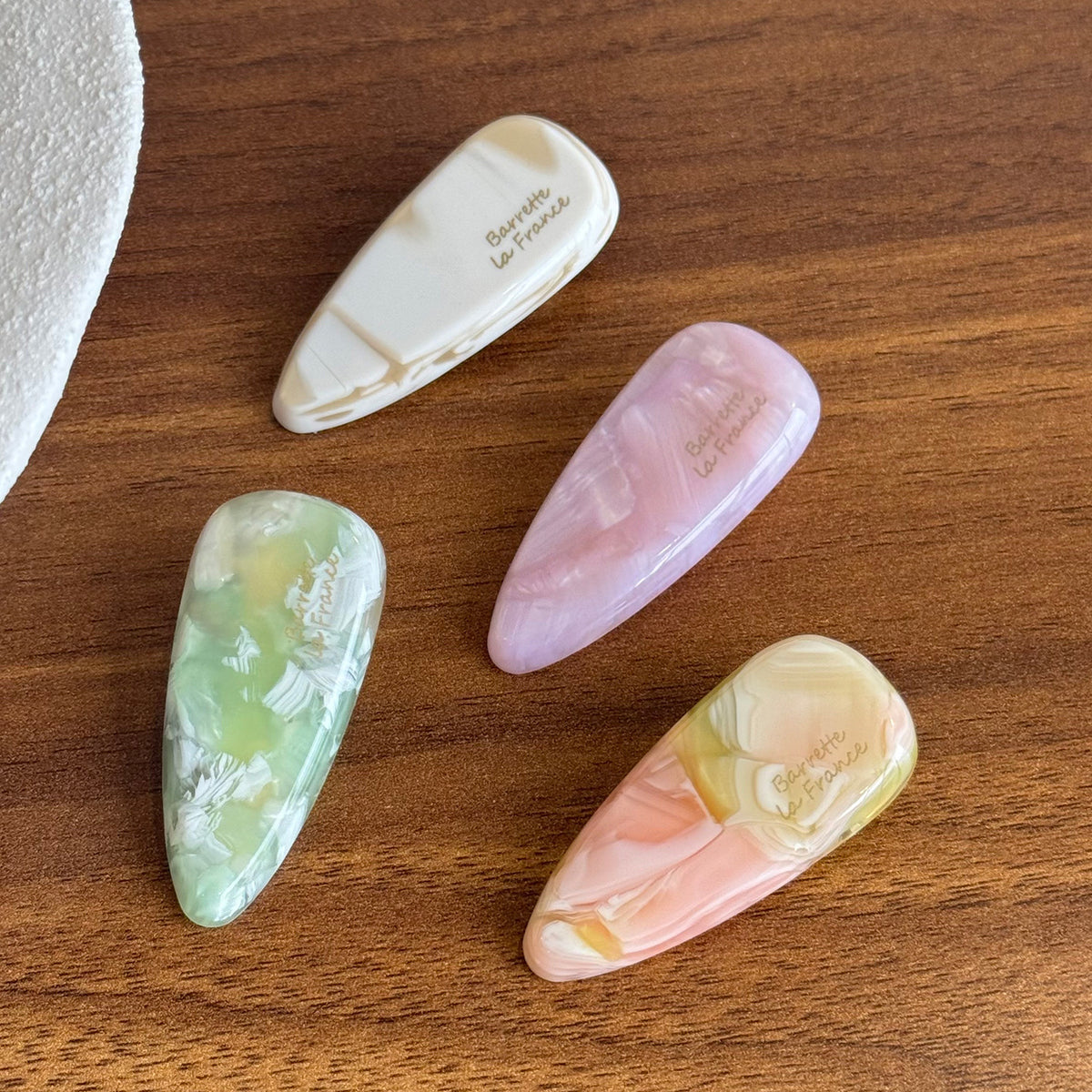 4mm Water droplet hair clip