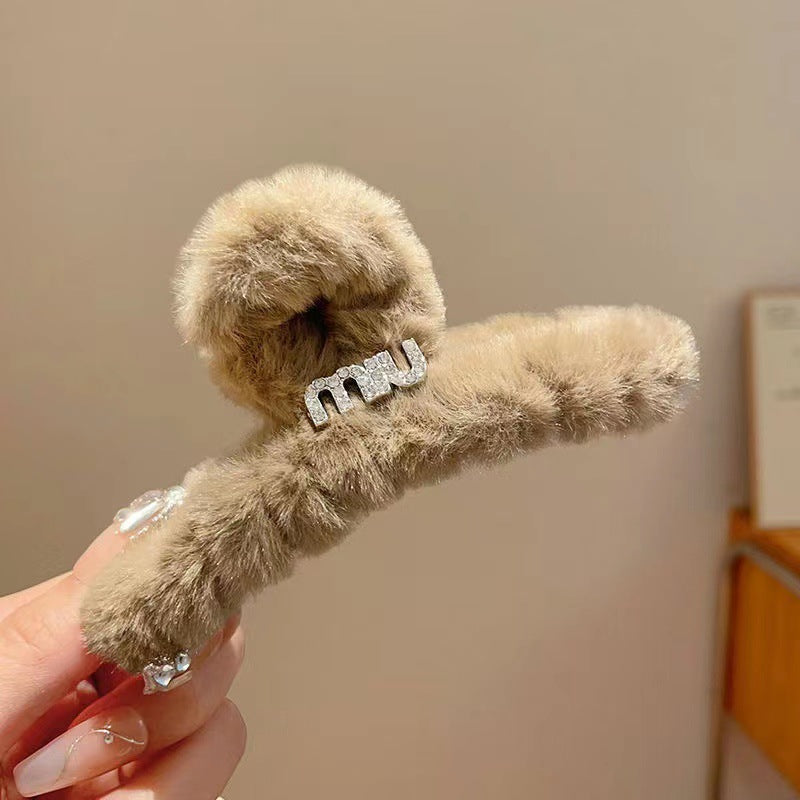 Autumn/Winter Plush Claw Clip