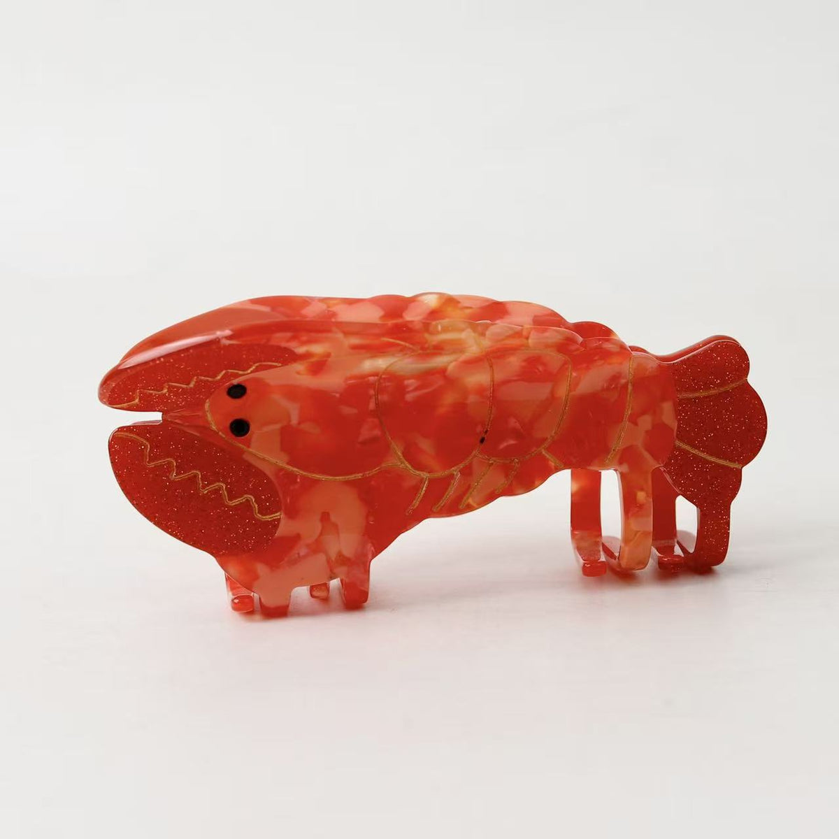 Ocean lobster seahorse conch hair claw