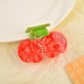 fruit strawberry hair claw
