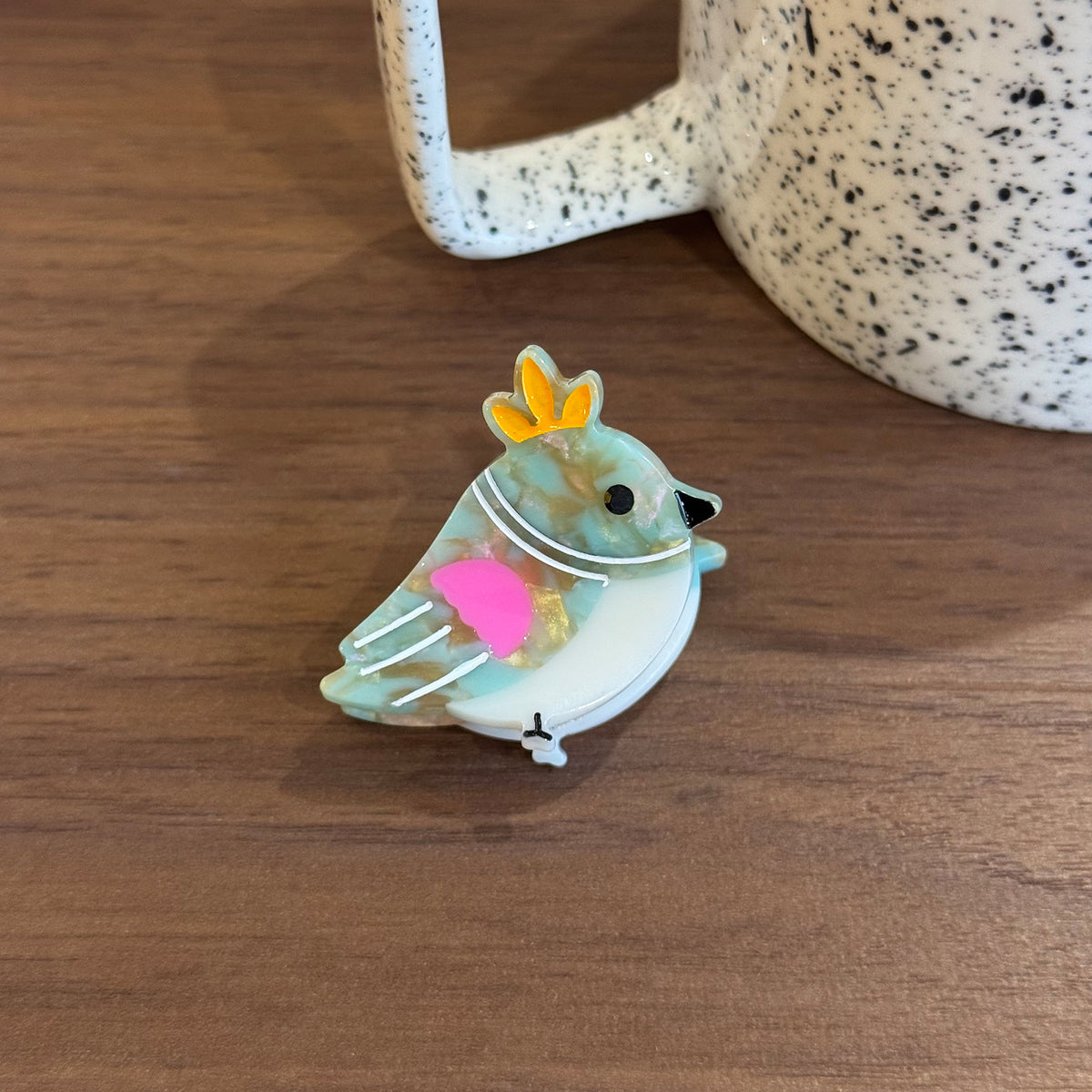 Mini bird hair claw