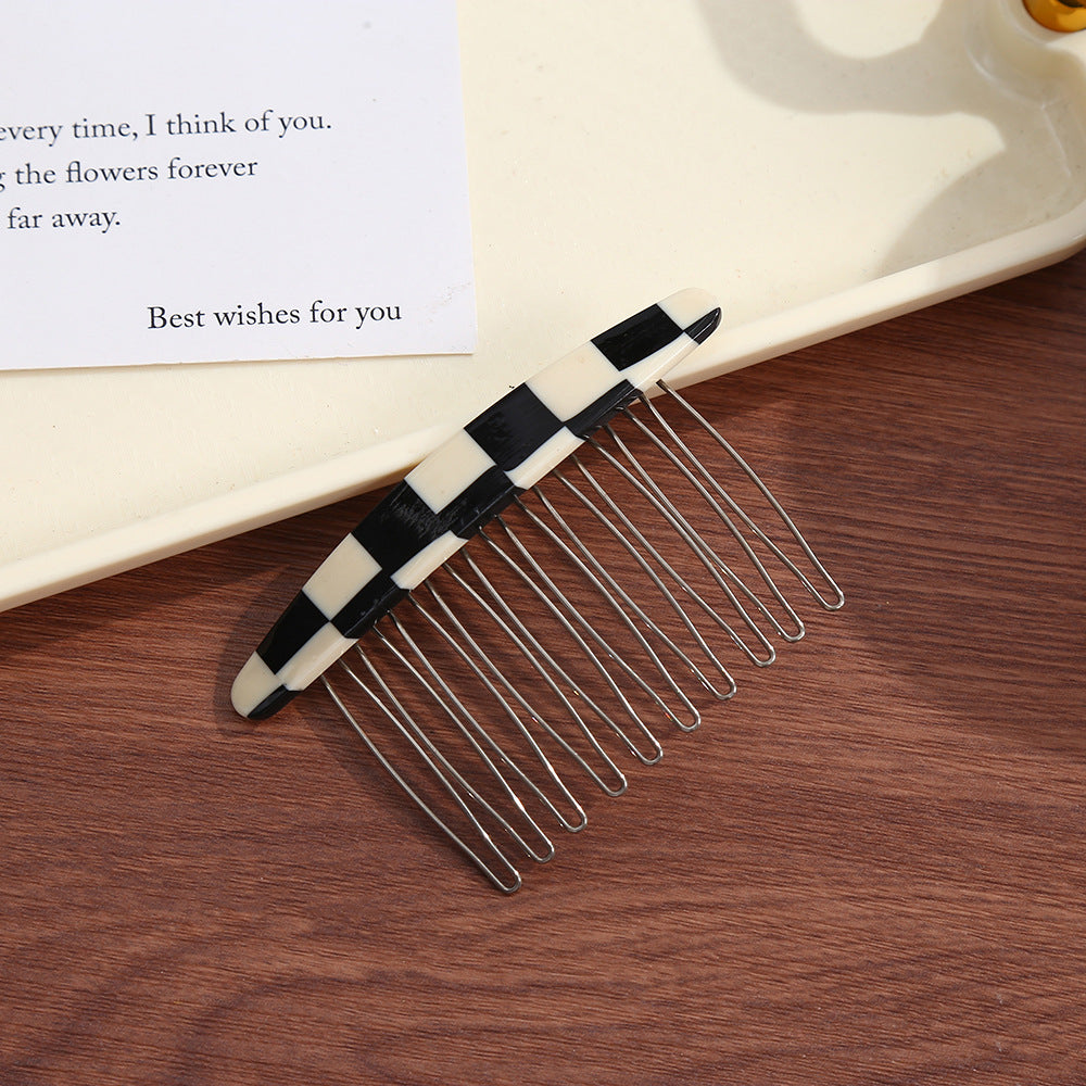 Hairpin Female disc hair plug comb hairpin