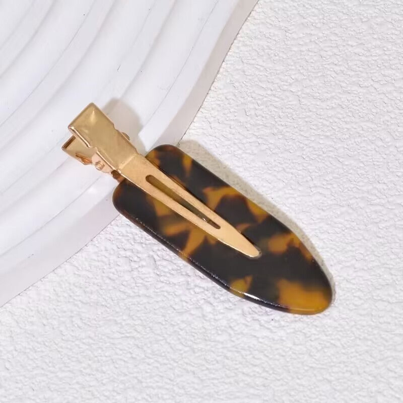 New Internet celebrity women's acetic acid plate seamless hairpin