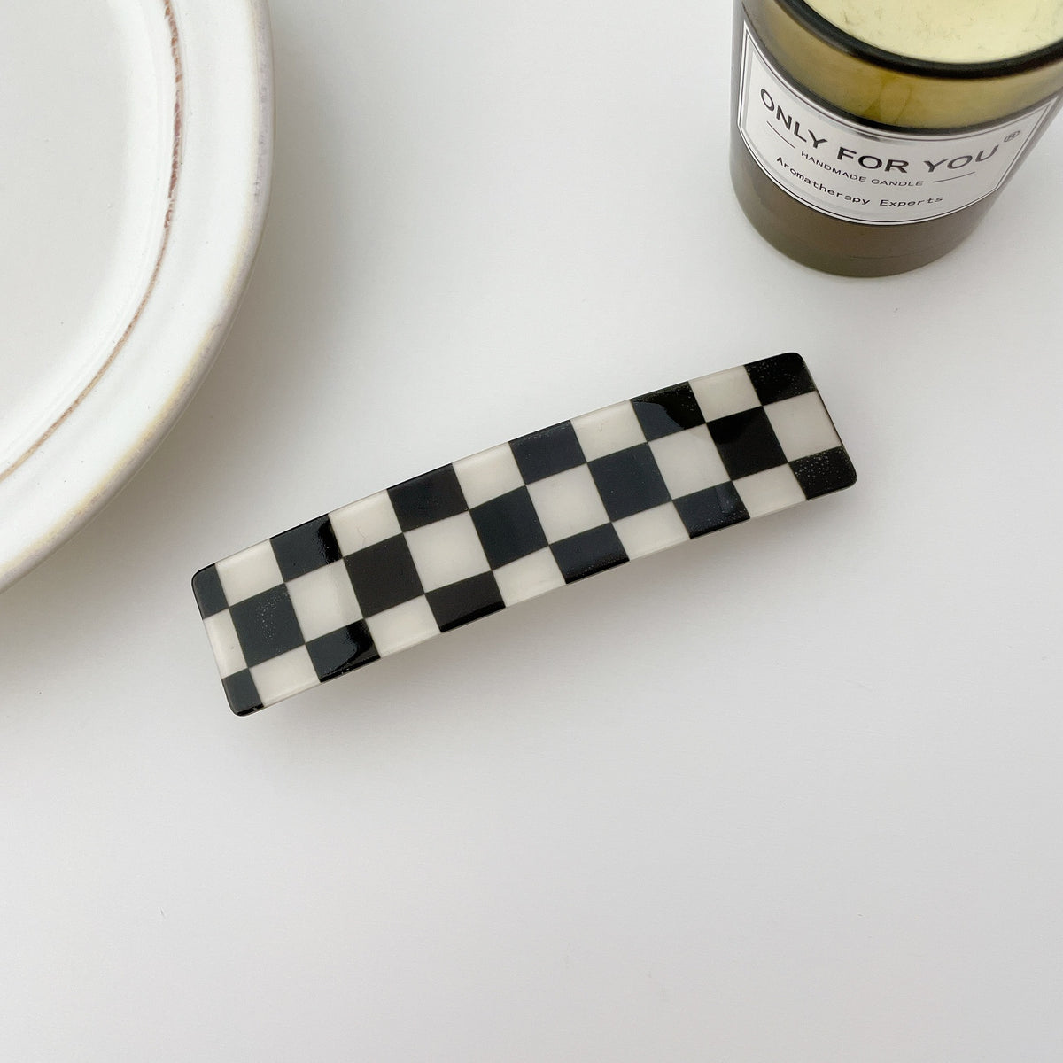 girl square spring hair clip