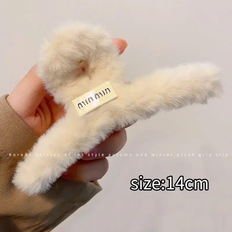 Autumn/Winter Plush Claw Clip