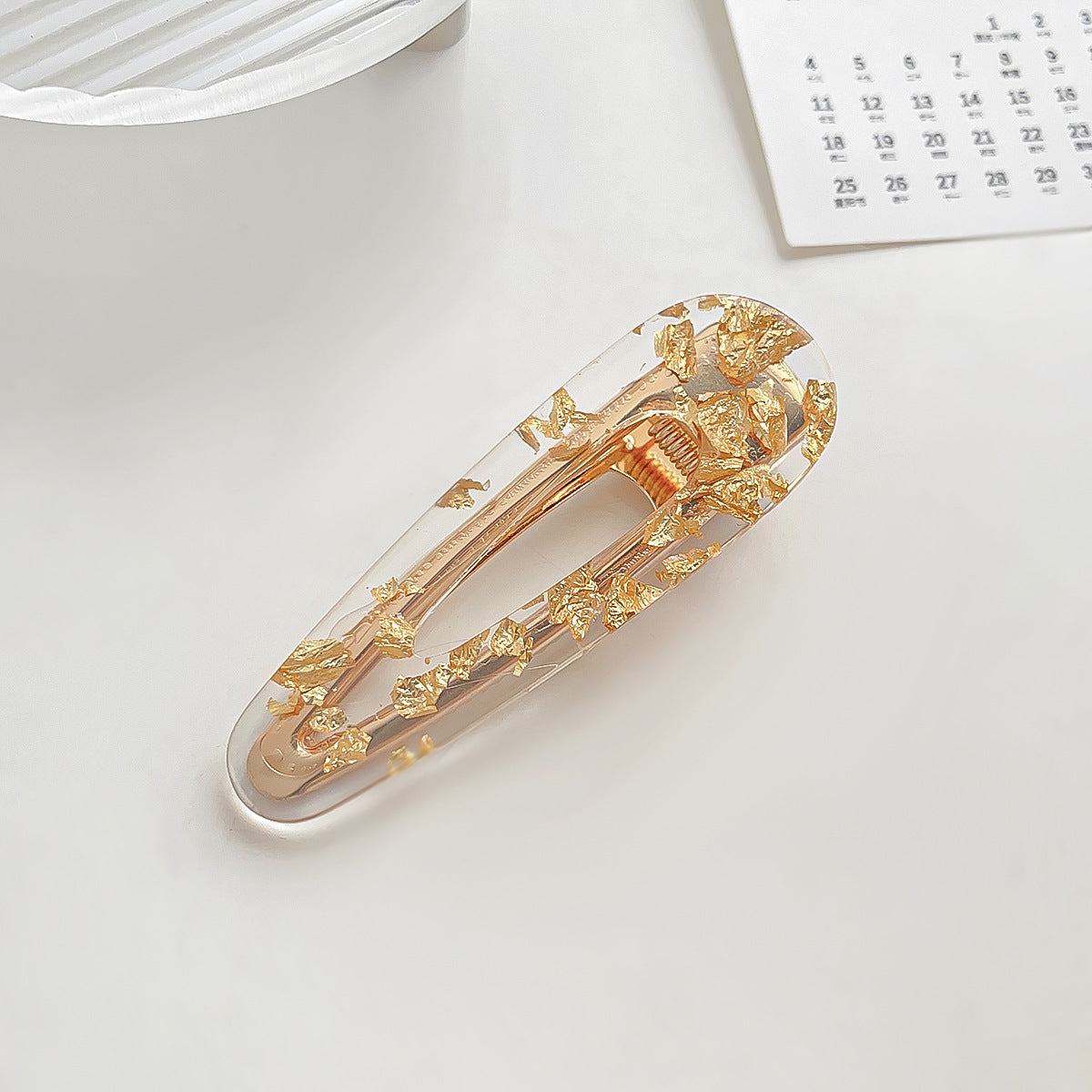 water drop hair clip