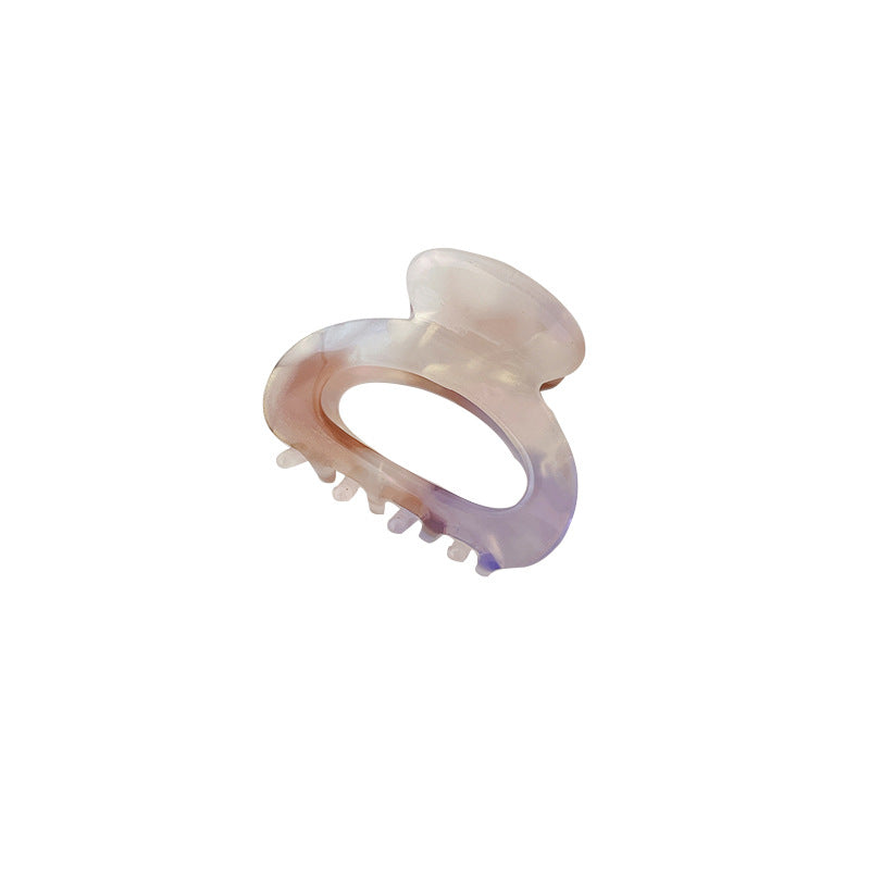 hollow temperament mini small bangs top hair claw
