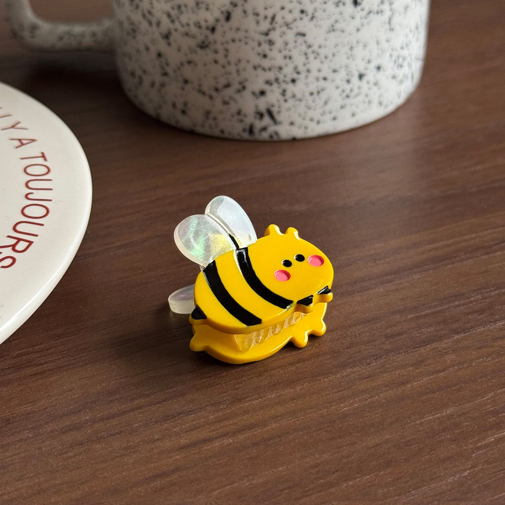 Mini Honeybee hedgehog ladybird hair claw