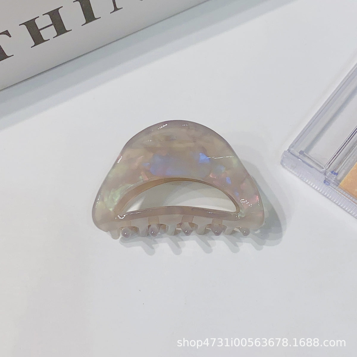 French acetic acid hairpin retro hollow tortoiseshell hair claw
