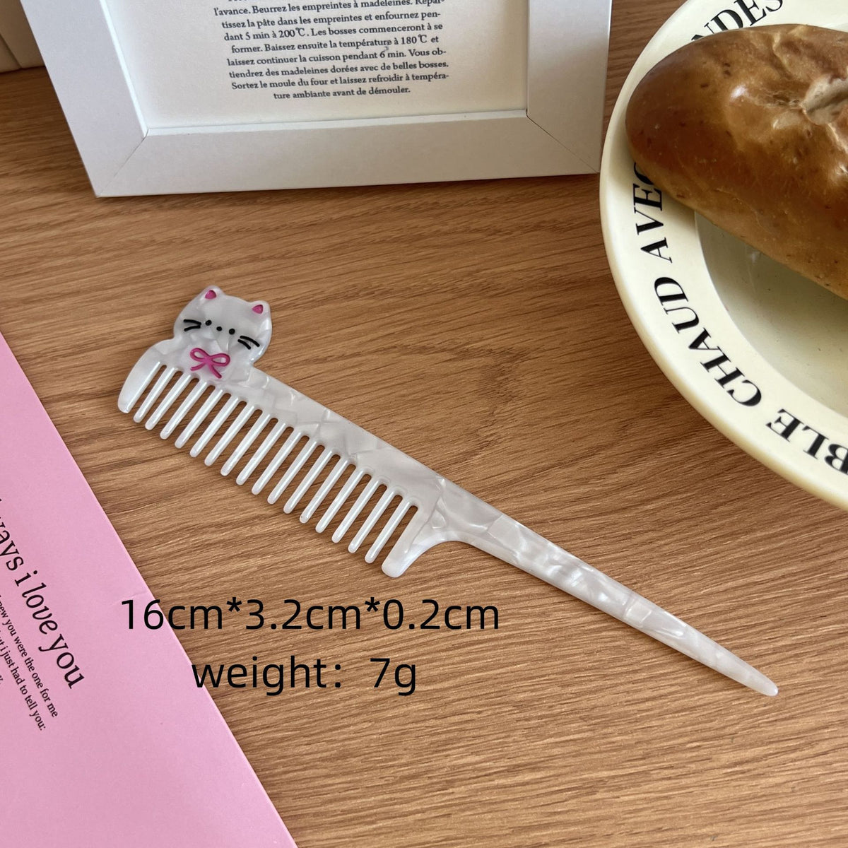 Tulip Flower Comb Premium Animal Vegetable Acetic Acid Makeup Fun Comb Portable Hair Comb