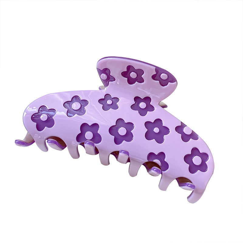 Exquisite Flower Carving Hair Claw