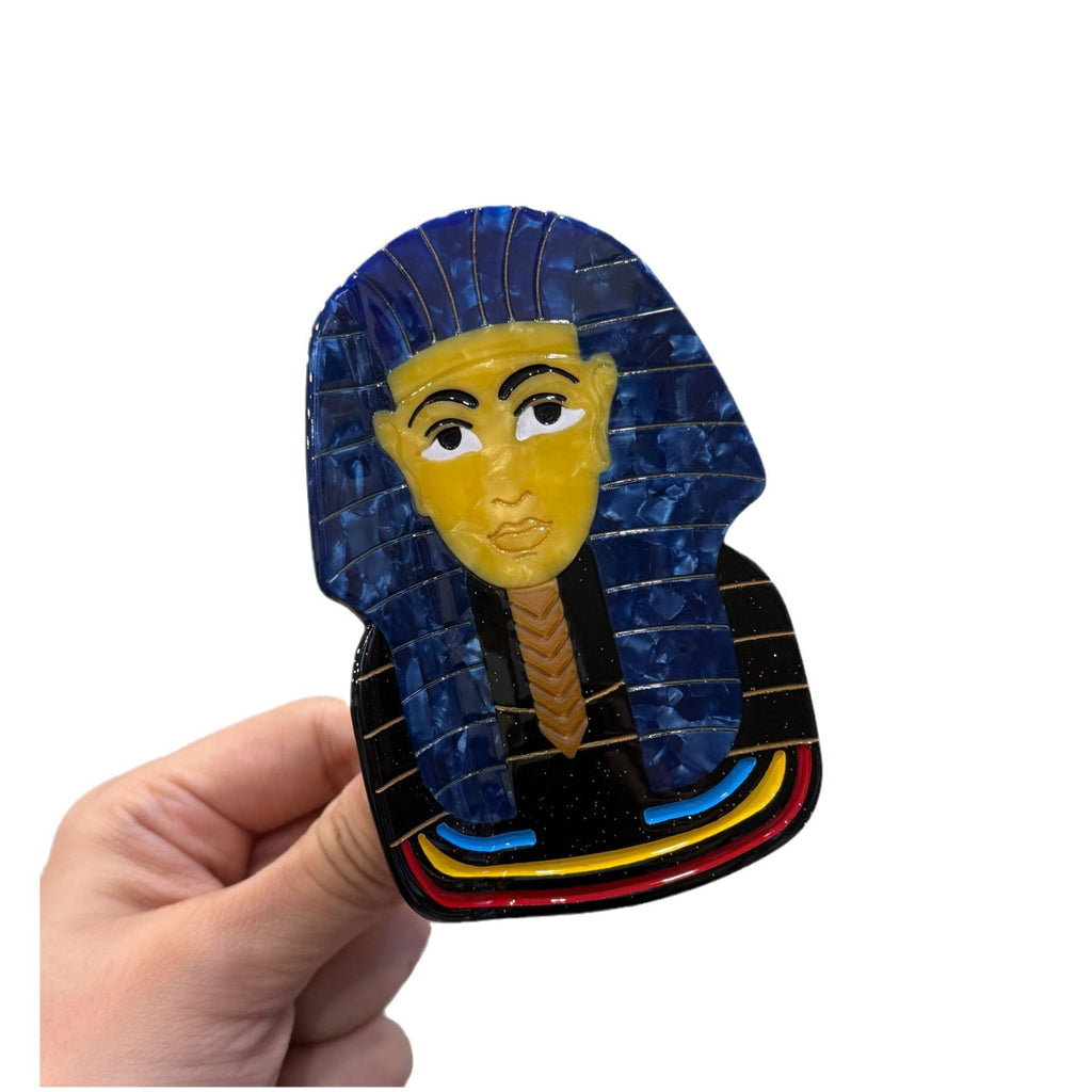 Egyptian mysterious pharaoh cat wings eyes hair claw