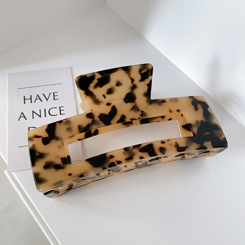 13cm oversized square hair claw