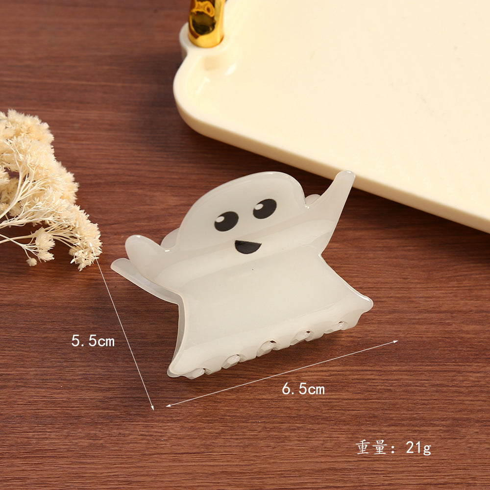 Halloween luminous ghost bat black cat hair claw