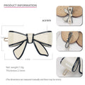 New Alexander Same Classic Diana Series Side Clip Bangs Clip Acetate Bow Side Broken Hairpin