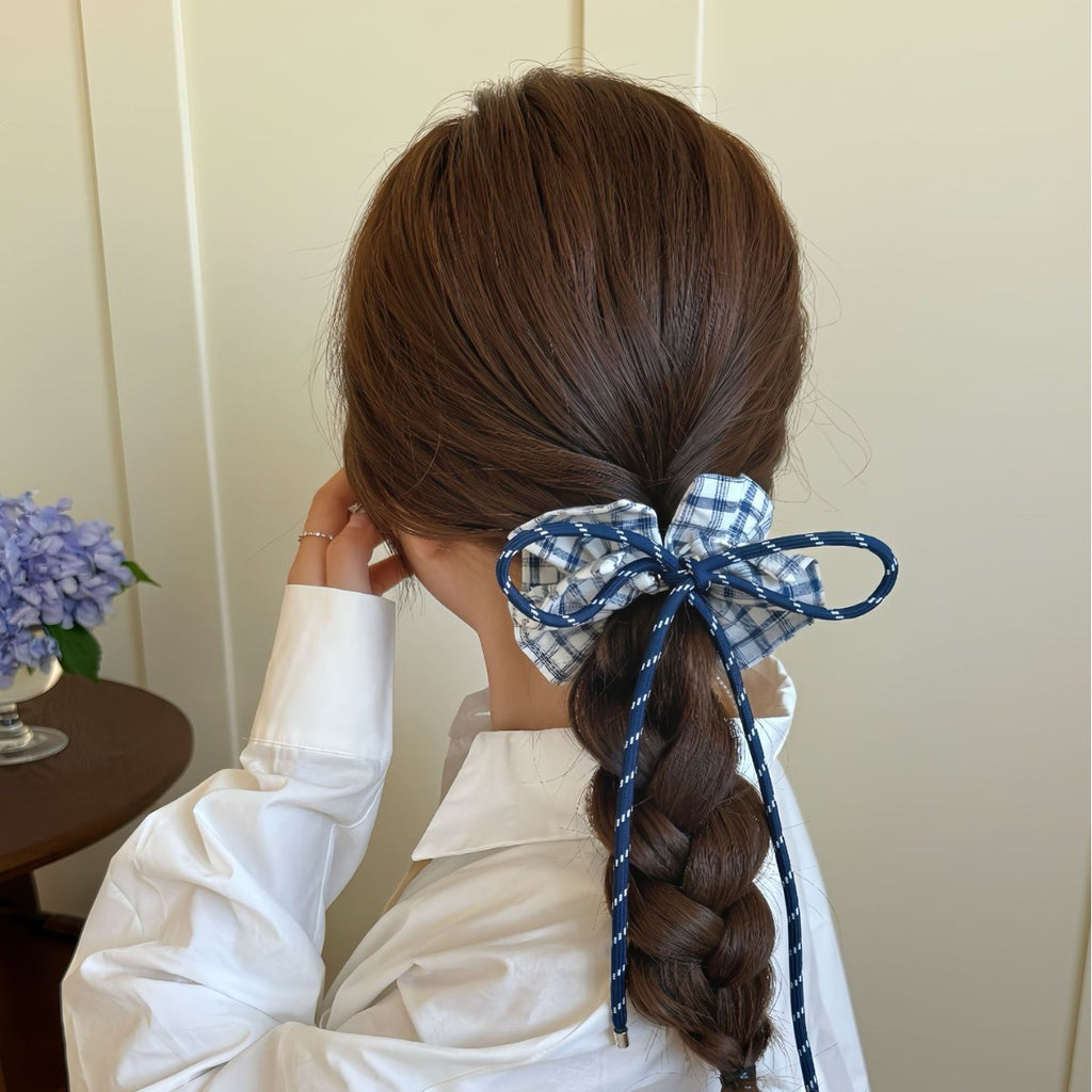 summer bows drawstring glasses hair Scrunchie