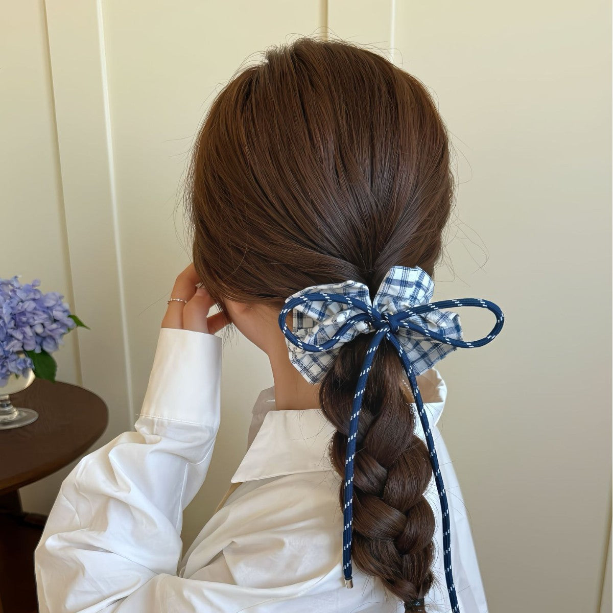 summer bows drawstring glasses hair Scrunchie