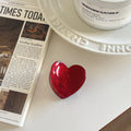 Red love Hair claw