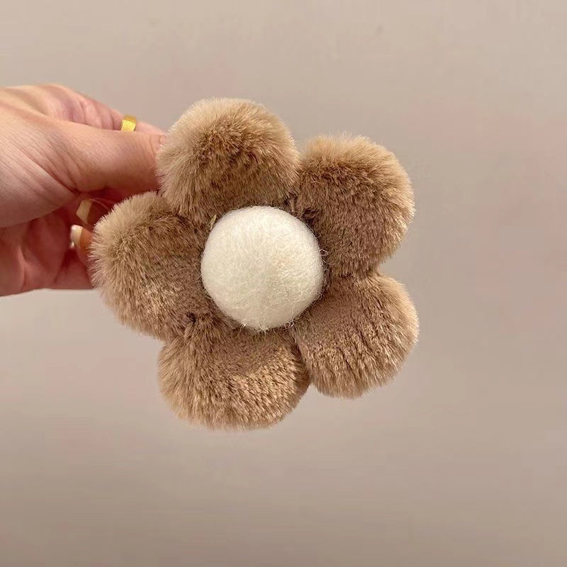 Autumn/Winter Plush Claw Clip