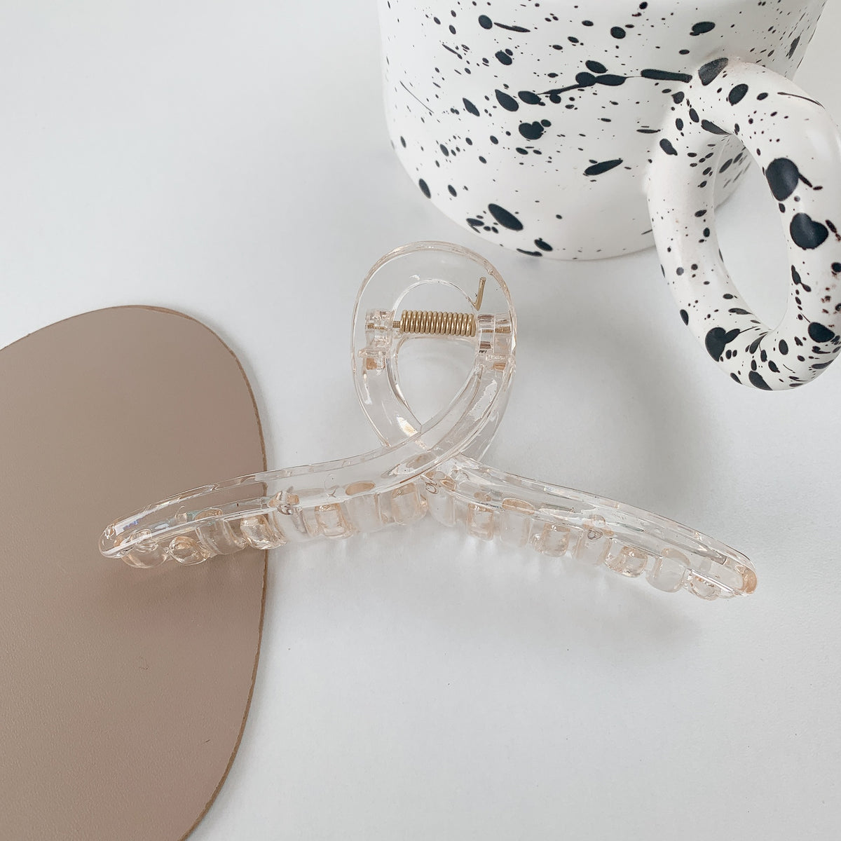 Morandi matte hairpin matte texture large hair claw