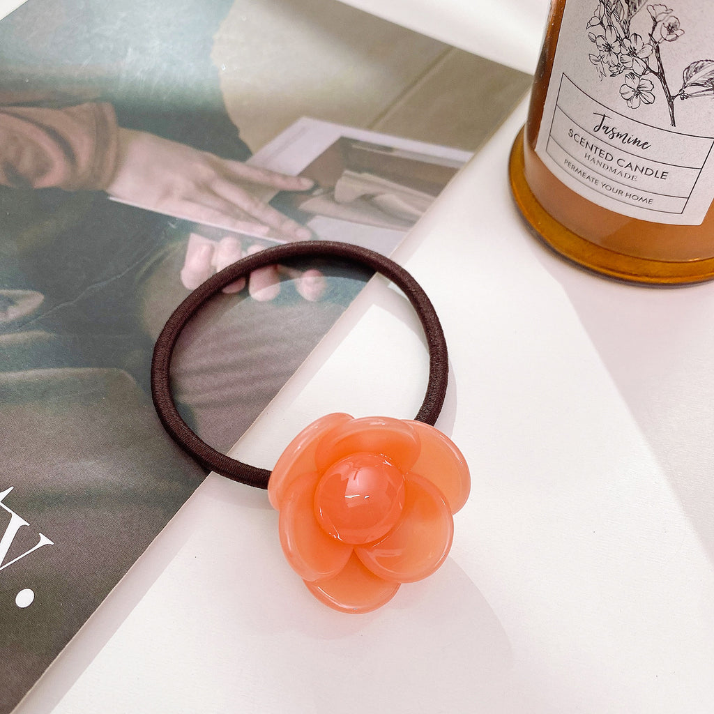 Three-dimensional Camellia hair clip