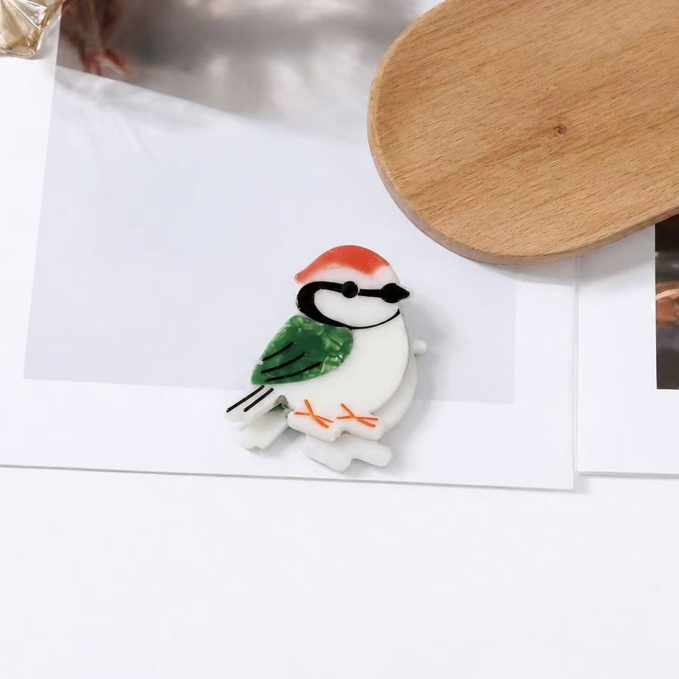 mini bird hair claw