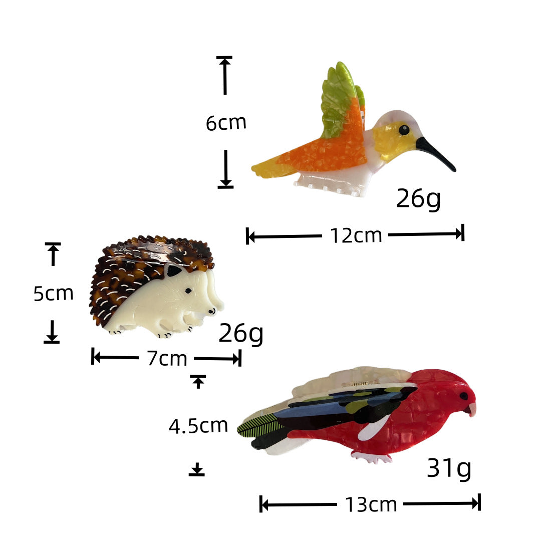hummingbird hair claw