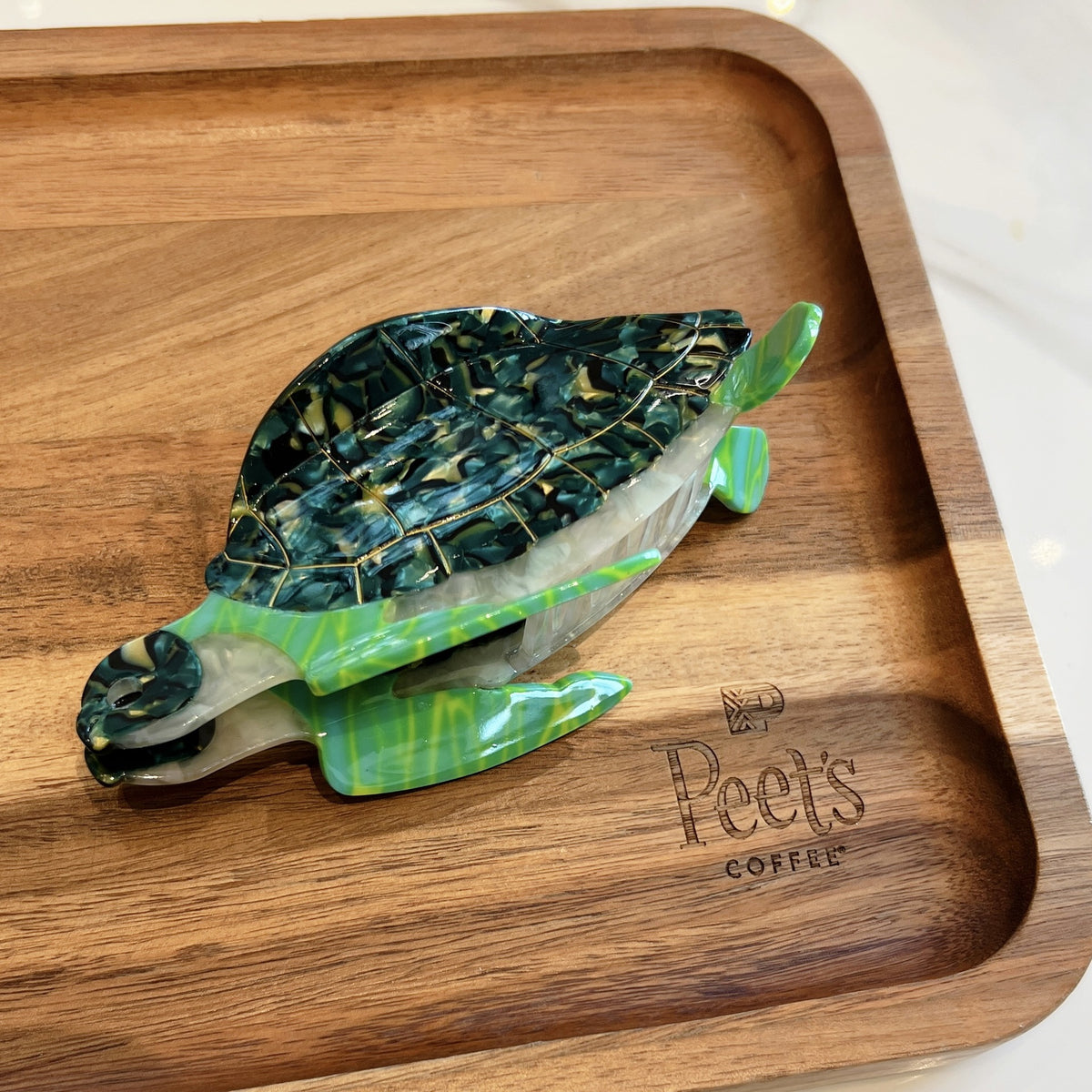 ocean series sea turtle, dolphin, goldfish hair claw