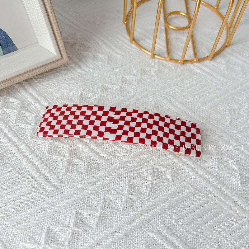 girl square spring hair clip