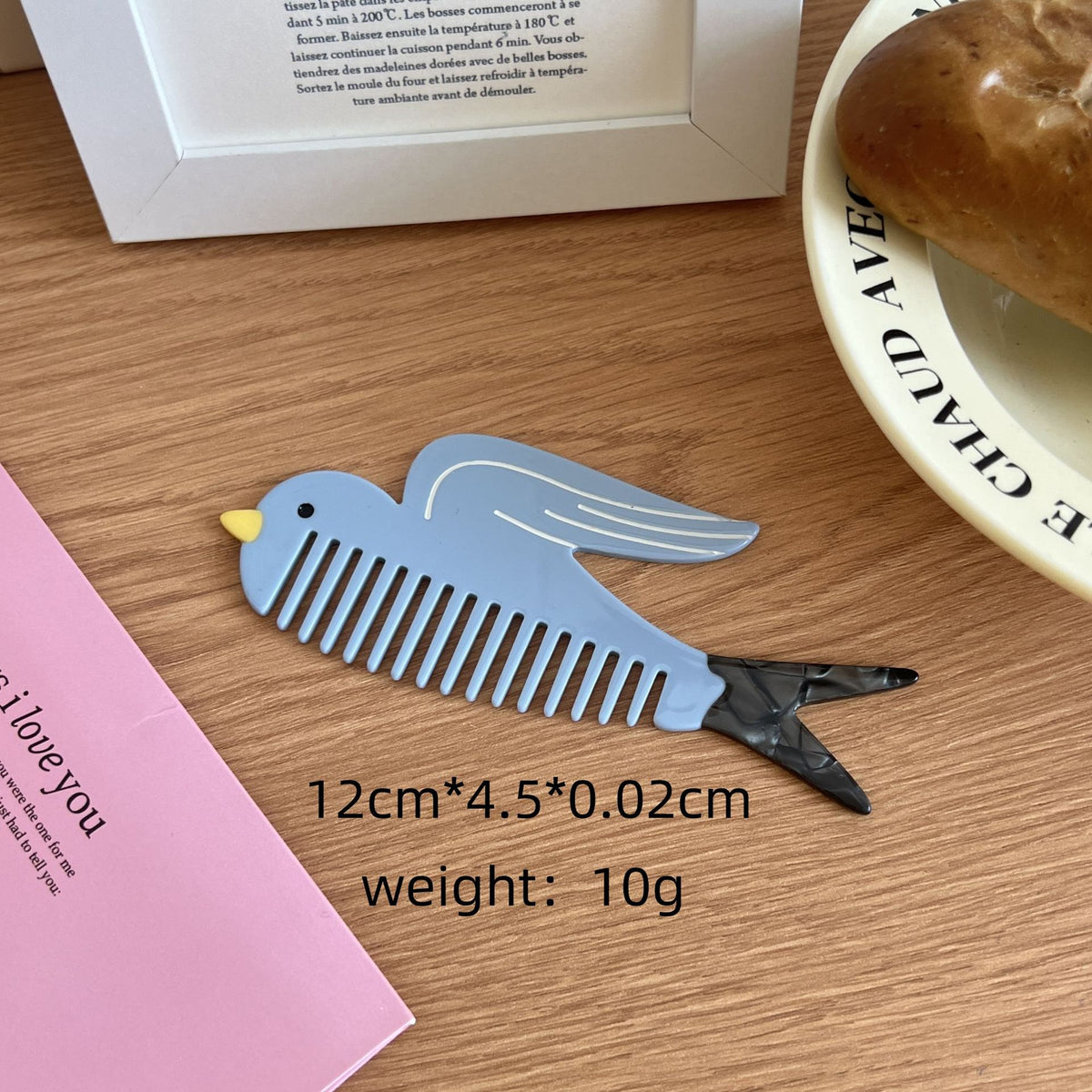 Tulip Flower Comb Premium Animal Vegetable Acetic Acid Makeup Fun Comb Portable Hair Comb