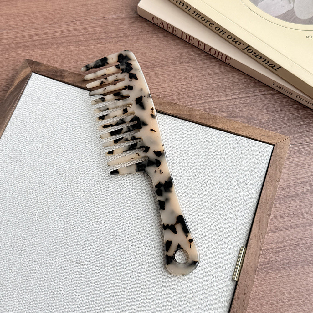 Light luxury acetic acid shell pattern hair comb