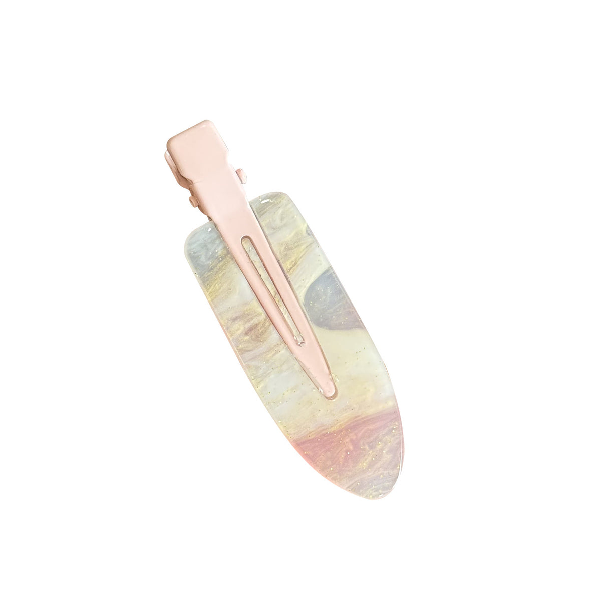 Candy color jelly one-word clip duck bill clip basic versatile seamless hairpin