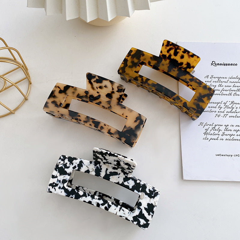 13cm oversized square hair claw