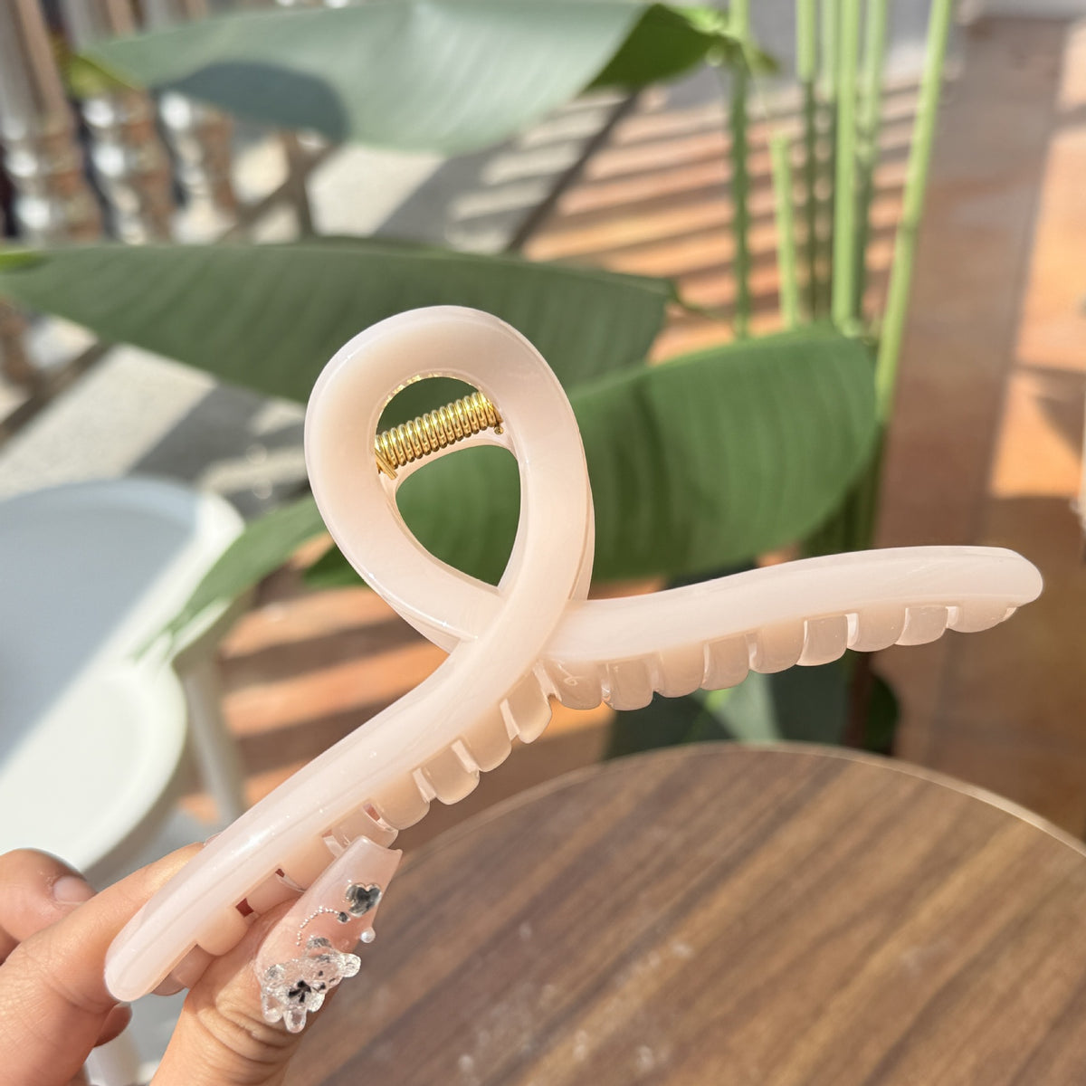 15cm clothes hanger hair claw