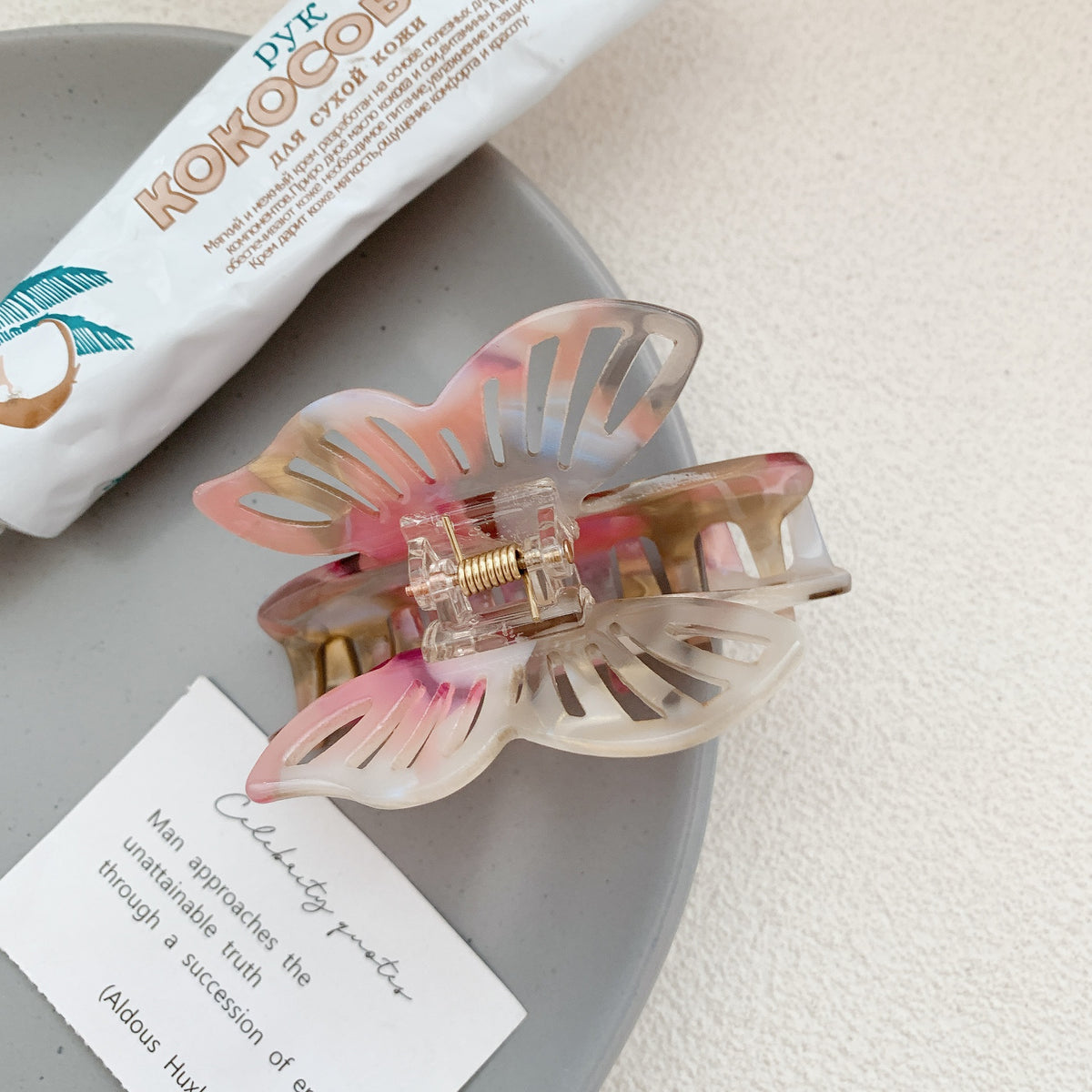butterfly hair claw
