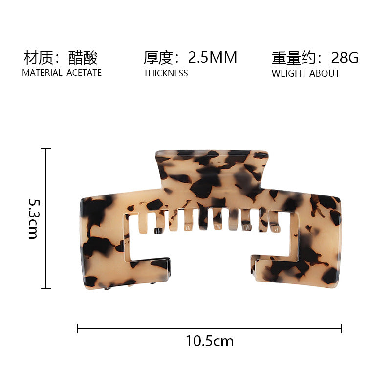baseball cap hairpin large acetic acid back head Hair Claw