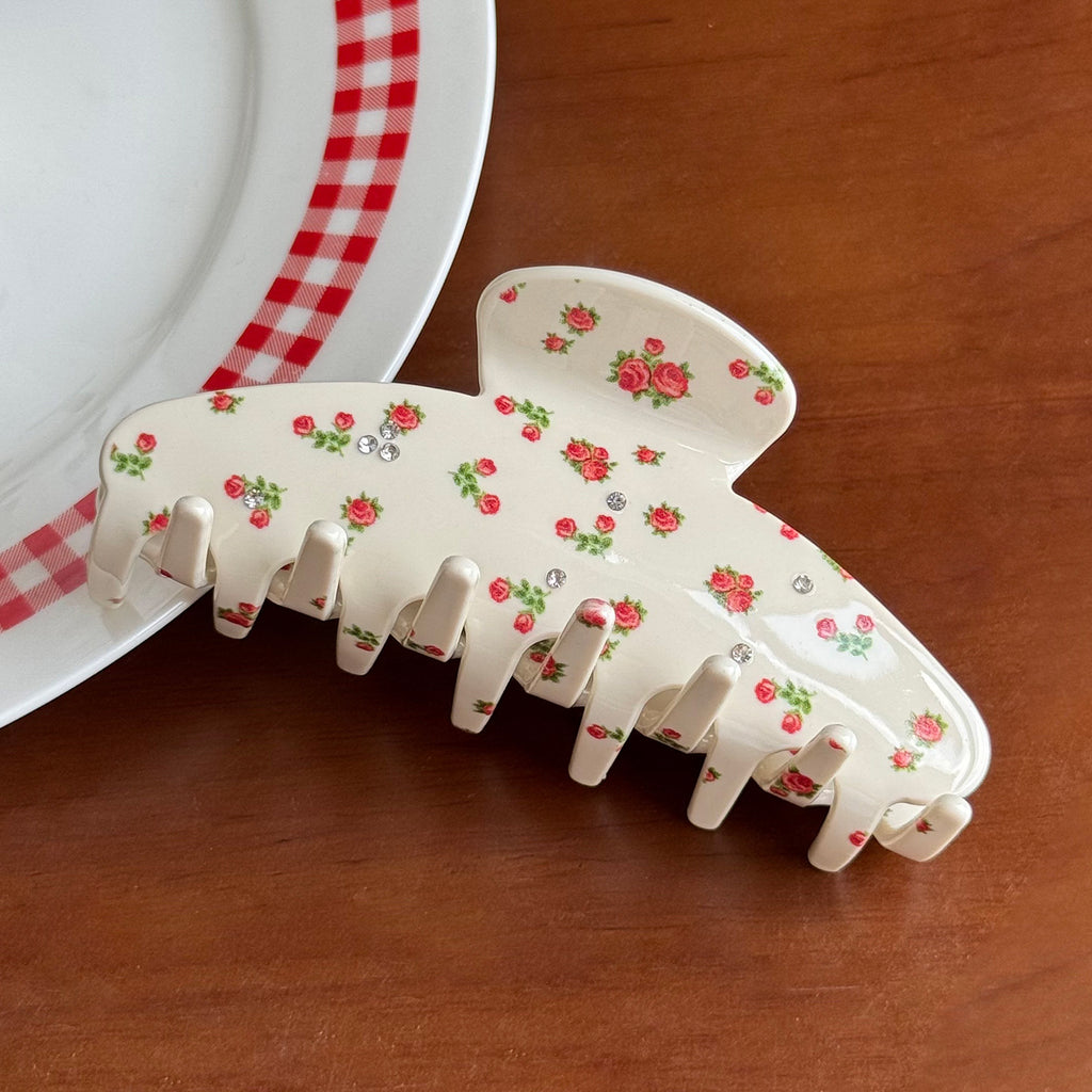 Spring Floral Prints Hair Claw