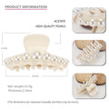 Alexander has the same hair grab, classic Yuehua series back head grab clip acetic acid, high-quality pearl shark clip