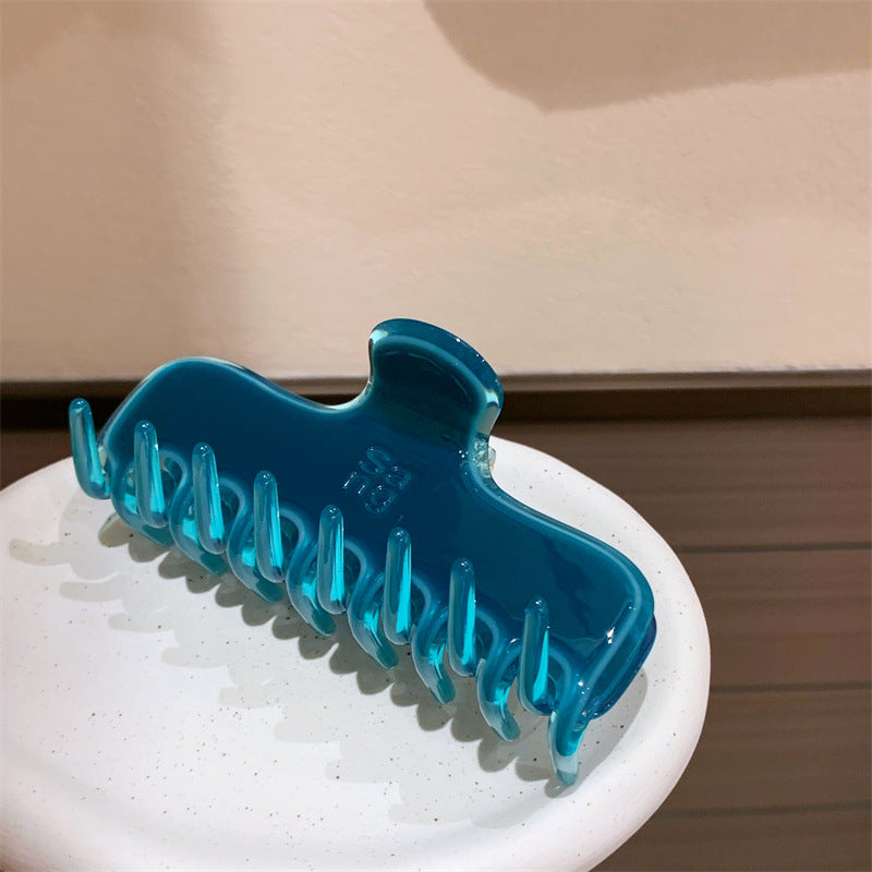 4cm Thick Jelly Chocolate Hair Claw