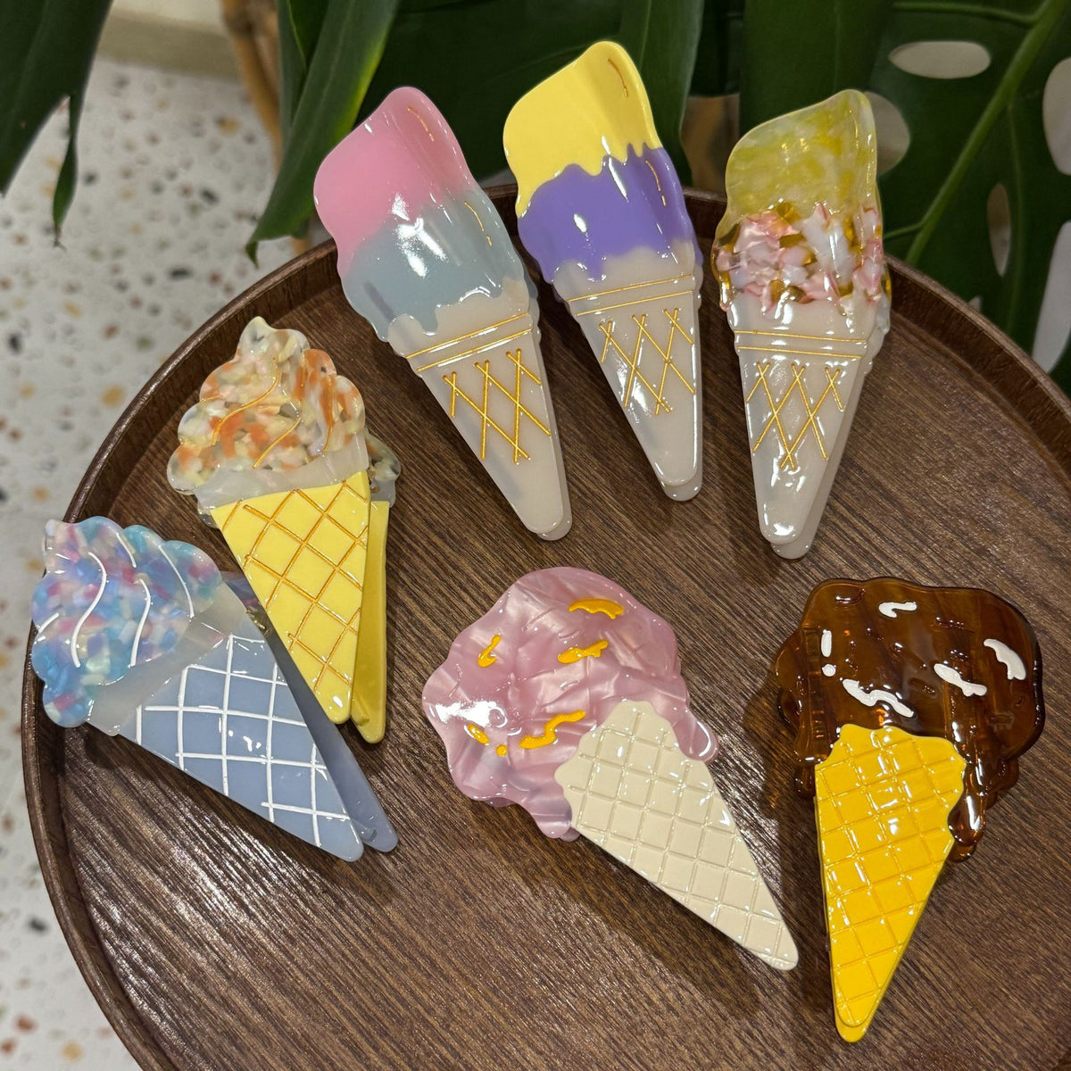 ice cream hair claw