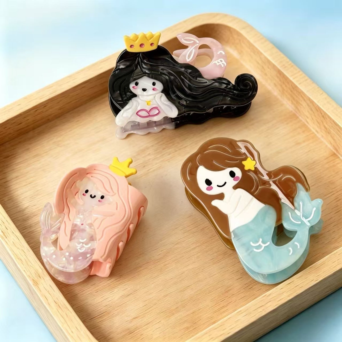 Ocean mermaid hair claw