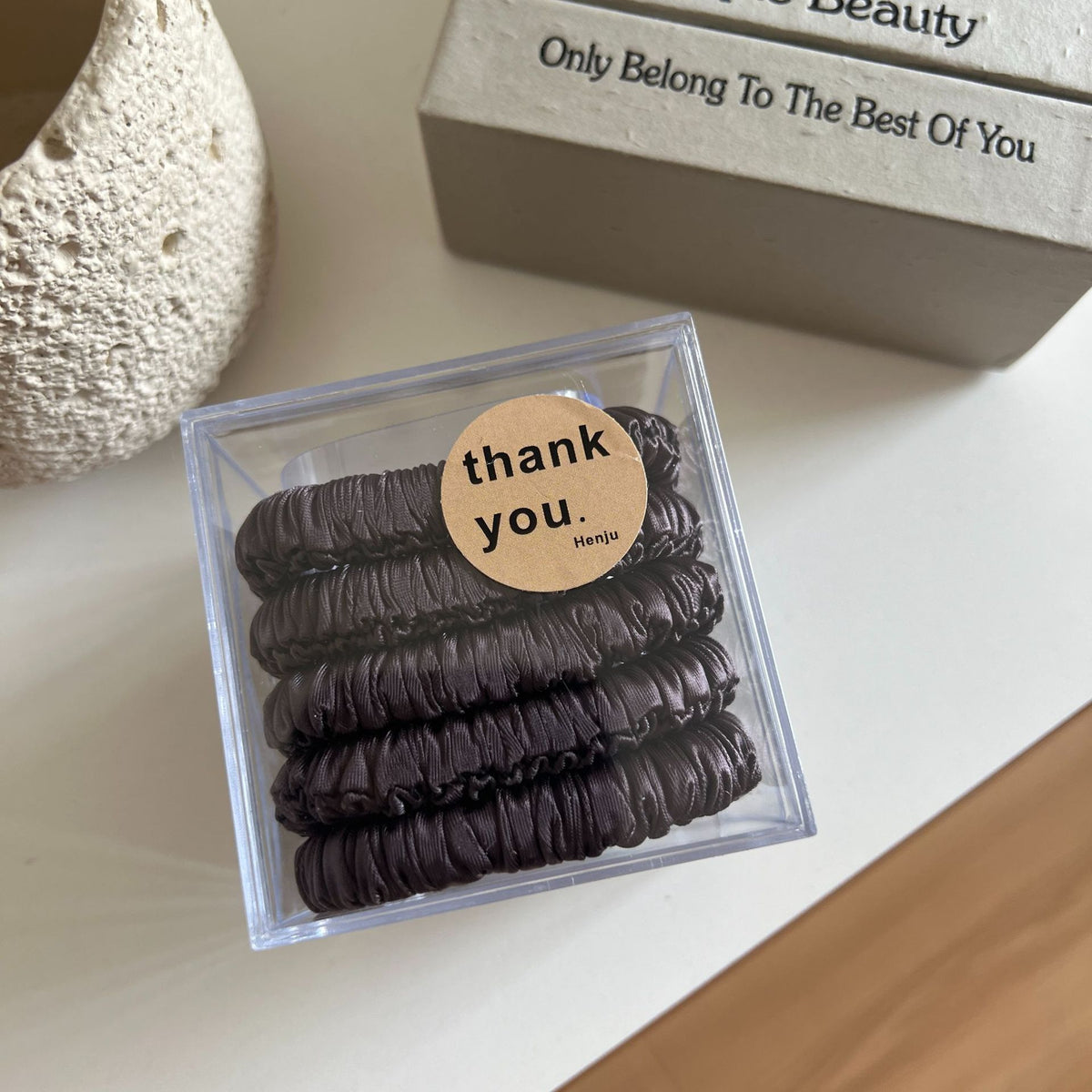 elasticity satin pleated small intestine ring rubber band ins high value ponytail hair band hair tie
