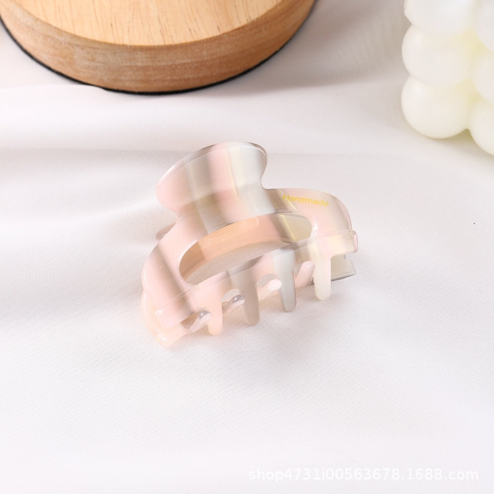 French acetic acid hairpin retro hollow tortoiseshell hair claw