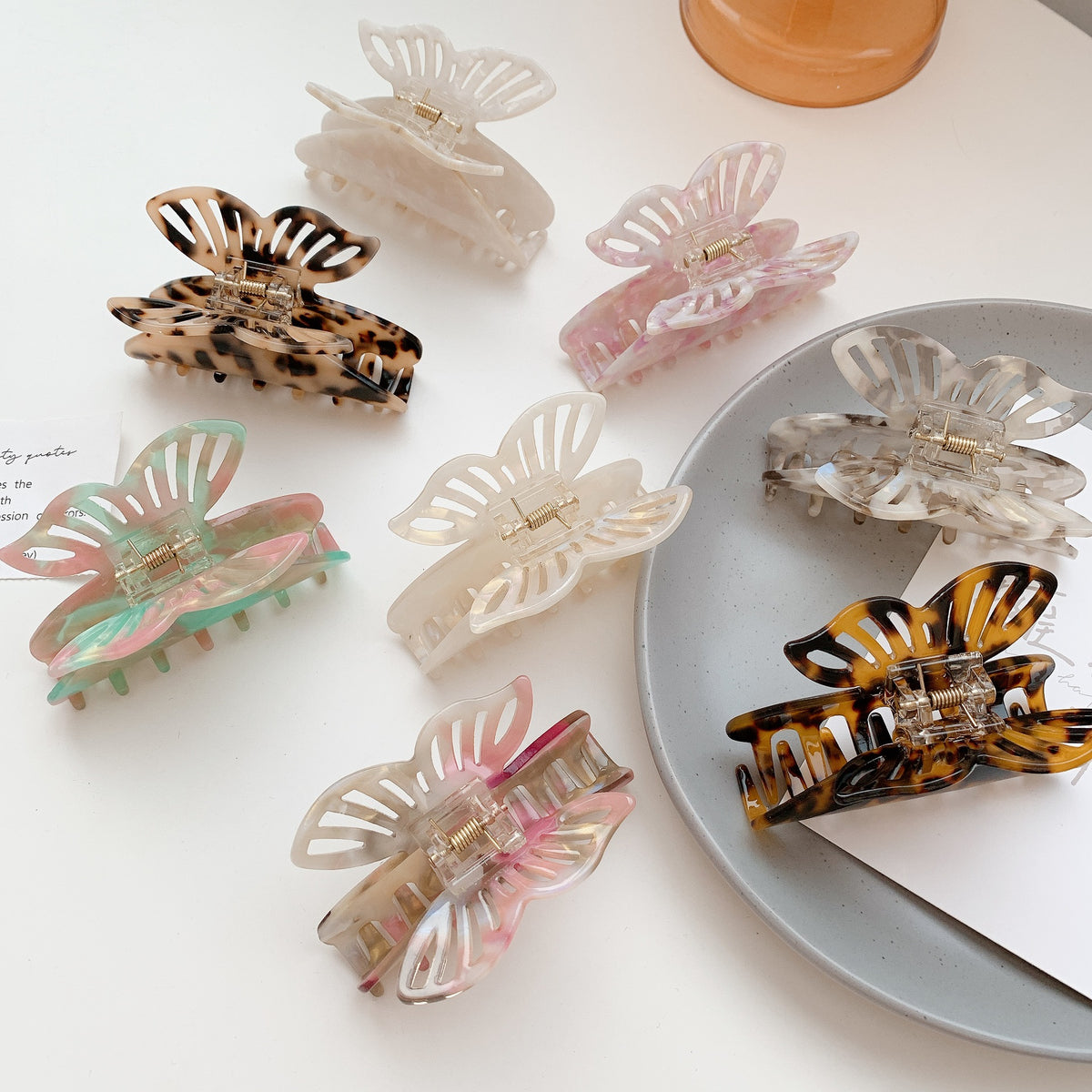 butterfly hair claw