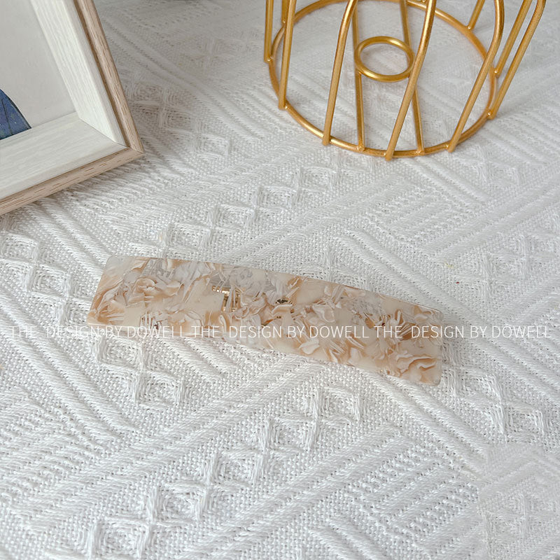 girl square spring hair clip