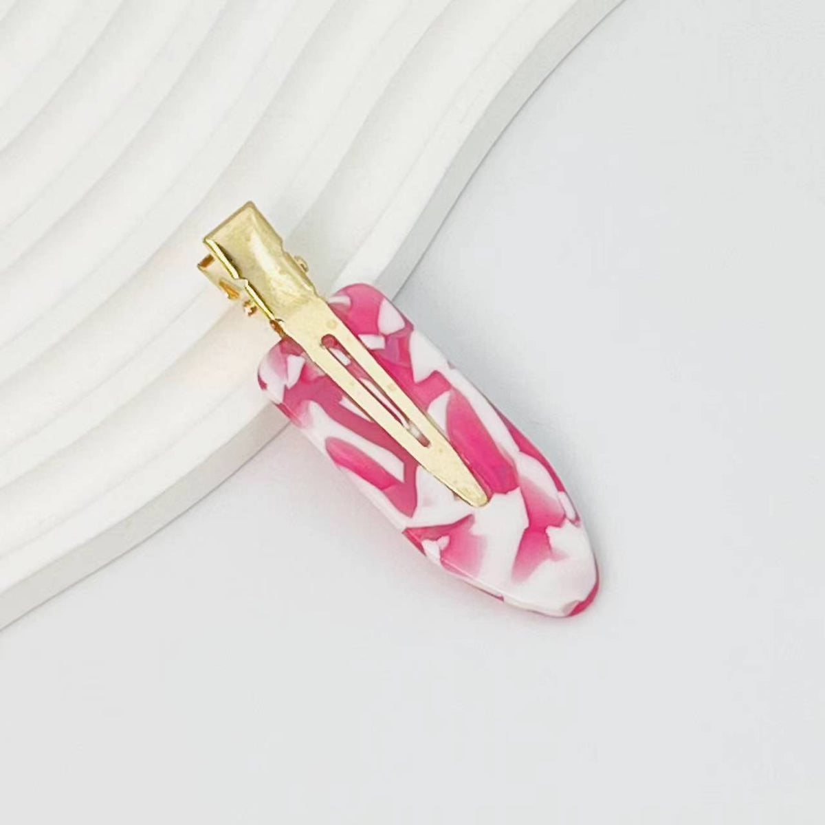 New Internet celebrity women's acetic acid plate seamless hairpin